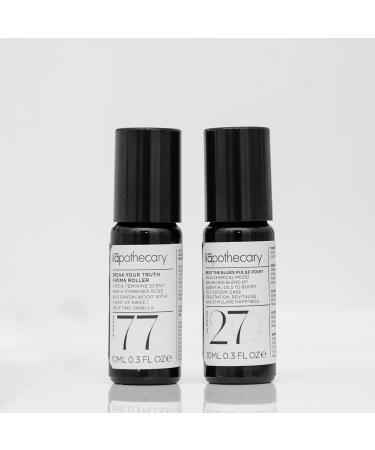 ilapothecary Beat The Blues Pulse Point - Essential Oils for Skin - Gluten Free - Clary Sage Petitgrain Rose Geranium Essential Oil - 0.3 oz - Buy Online on GoSupps.com