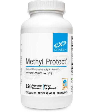 XYMOGEN Methyl Protect - Optimal Methylation Formula with Methyl Folate Vitamin B12 (Methylcobalamin b12) Riboflavin + B6 Vitamins - Cognitive Homocysteine + Heart Health Supplements (120 Capsules) 120 Count (Pack of 1)