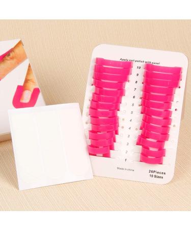 Gresunny 78pcs Nail Polish Stencil Kit - Reusable Plastic Nail Protector Shields for Anti Spill Manicure - Finger Cover Nail Art Clips Cap - Edge & Nails Protection Tools - Buy Online on GoSupps.com