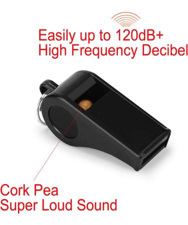 Fya Whistle - Professional Sports Whistle with Lanyard | Loud Clear Black Whistle for Coaches, Referees, and Officials - Buy Online on GoSupps.com