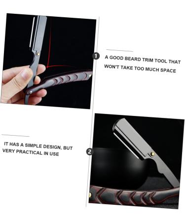 FRCOLOR Razor Folding Stainless Steel Hair Holder - Easy-to-Use Beard Trimmer & Hairdressing Tool for Father's Day - Space-Saving Design - Buy Online on GoSupps.com