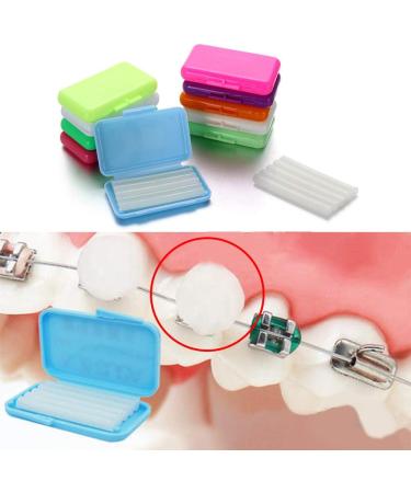 Angzhili 10 Pack Dental Orthodontics Wax for Brace Wearers Gum Protection (Multi-Color) - Buy Online on GoSupps.com