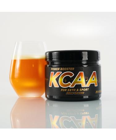 KCAA Keto Power Booster Energy Drink - Vegan Sugar-Free 30 Portions - Ketosis Support with L-Theanine & Taurine - Ideal for Ketogenic Diet - Fruit Splash Flavor (240g) - Buy Online on GoSupps.com