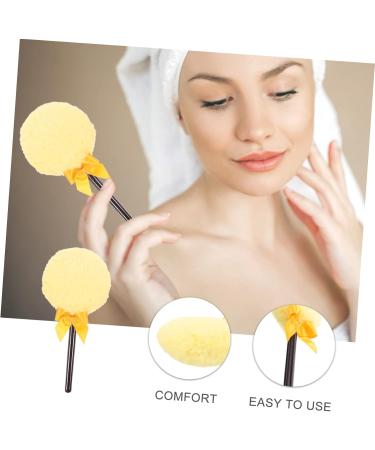 Housoutil Makeup Cleaner Powder Puff Baby Face Paint Super Soft Long Hair Makeup Blenders - Buy Online on GoSupps.com