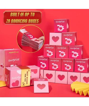 Generic Happy Birthday Surprising Boxes Bouncing Red Envelope Gift Boxes for Family Friend Neighbor Gift 12pcs Bounce Boxes Gift Boxes Gift Bags Pink BEST WISHES FOR YOU - Buy Online on GoSupps.com