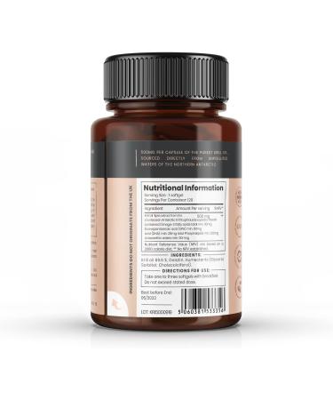 Ultra Pure Krill Oil 500mg x 720 Capsules - Antarctic Source for Astaxanthin & Omega 3 (6 Bottles) - Buy Online on GoSupps.com