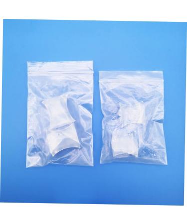 2 Pairs Silicone Toe Separators for Overlapping Toes - H-shaped Toe Spacers for Valgus Correction - White 2.5x2.5cm - Buy Online on GoSupps.com