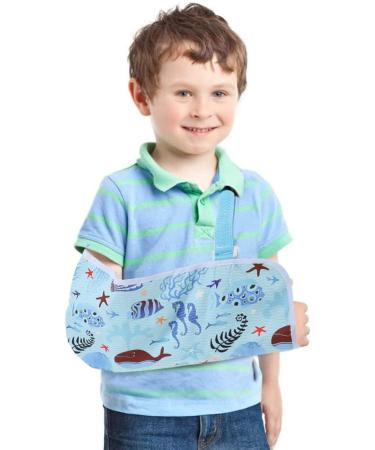 Children's Forearm Sling Lifting Straps - Shoulder Immobilizer for Kids Breathable Arm Sling for Elbow Injury Wrist Rest Medical Support - Buy Online on GoSupps.com