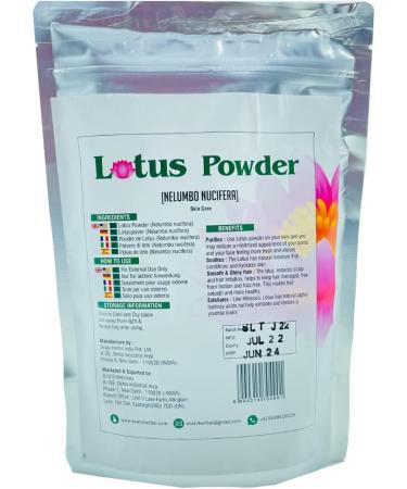 SVATV Natural Lotus Powder (Nelumbo Nucifera) | Natural Skin Care | Rich in antioxidants | Natural Lotus Petals Powder for Hair & Skin | Size - 227g Half Pound 8oz - Buy Online on GoSupps.com