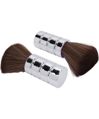 Qukaim Hair Cutting Neck Duster Brush Barber Neck Duster Brush Professional Neck Cleaning Brush Soft Gentle Electroplated Silver - Buy Online on GoSupps.com