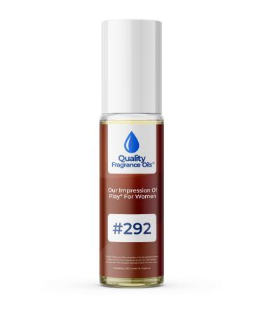 Quality Fragrance Oils' Impression #292 Inspired by Play for Women (10ml Roll On) Play for Women Impression #292 0.34 Fl Oz (Pack of 1)