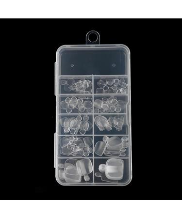 100 Pieces Acrylic Full Cover Toenail Tips - Wrong Toenail Solutions for Perfect Pedicures | International Shipping - Buy Online on GoSupps.com