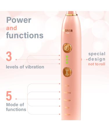 Wagner Stern WHITEN Edition Electric Toothbrush - 5 Brushing Modes, Pressure Sensor, 3 Intensity Levels - Orchid Pink - Buy Online on GoSupps.com
