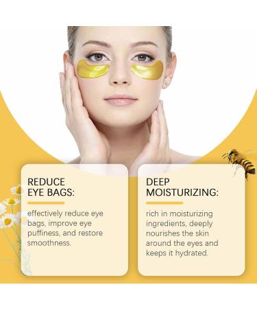 60 Moisturizing Eye Patches Under Eye Bee Patches Anti-puffiness Eye Pads Dark Circles Hydrating Eye Tightening Under-eye Patches Skin Care Eye Patches Bee Eye Pads - Buy Online on GoSupps.com