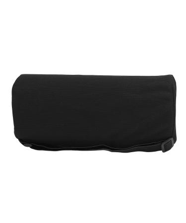 Waist Support Cylinder Pillow - Adjustable Back Roll Lumbar Support for Office Chairs - Comfortable Black Pillows for Home & Travel - Buy Online on GoSupps.com