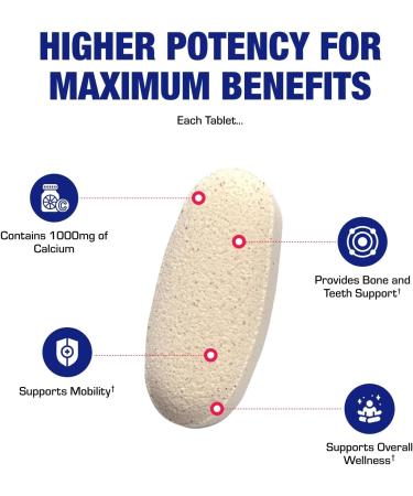 Clinical Calcium Complex Bone Supplement - Restorative Calcium Magnesium Zinc D3 Supplement for Bone Health Strength & Density Support with Antioxidant Bioflavonoids - High Absorption - 30 Servings - Buy Online on GoSupps.com