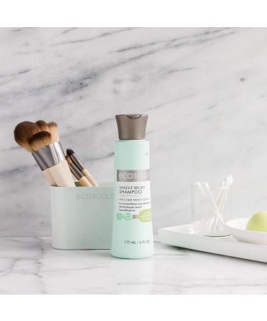 Ecotools Cruelty Free Makeup Brush Cleansing Shampoo 6oz - Pack of 2 | Eco-Friendly Formula to Wash Away Surface Makeup and Impurities - Buy Online on GoSupps.com