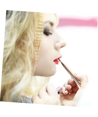Didiseaon Double Ended Lipstick Brush Lip Brush for Makeup Lipstick Applicator Lip Smudge Brush Makeup Use Lipstick Brush Blush Brush Make up Applicator Brush Miss Artificial Fiber 12x1x1cm Golden - Buy Online on GoSupps.com