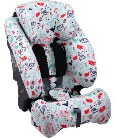 Janabebe Jyoko Kids Car Seat Cover Liner for Klippan Century and Triofix - Dino Party Design - Buy Online on GoSupps.com