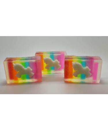 Rainbow Unicorn Soap Bar - Christmas Gift Stocking Filler Girls Kids - Buy Online on GoSupps.com