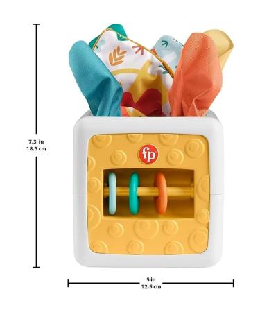 Fisher-Price 2-in-1 Baby Wipes Box | Sensory Toy for Fine Motor Skills & Development | Ages 3+ HML64 - Shop Internationally - Buy Online on GoSupps.com