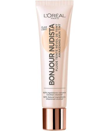 2 x L'Oreal Paris Bonjour Nudista Awakening Skin Tint BB Cream 30ml Light