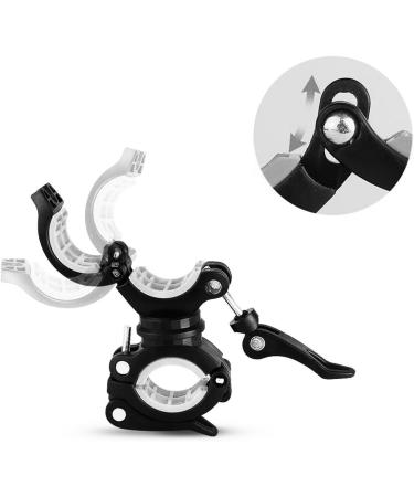 Vonpri 3 Pack Flashlight Holder - Bicycle Mounting Bracket with 360 Rotation | Torch Clip for Versatile Lighting on Your Bike - Buy Online on GoSupps.com