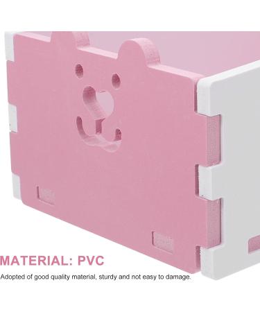 BUGUUYO 1pc Hamster Toilet Hamster Litter Toilet Guinea Pig Toilet Small Animal Bathtub Pet Toilet PVC 15x10cm Pink - Buy Online on GoSupps.com