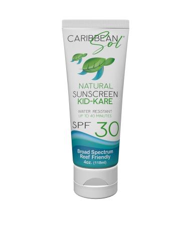 Caribbean Sol Kid Kare 4oz - Best Sunscreen for Kids | UV Protection | Safe & Gentle for All Skin Types - Buy Online on GoSupps.com