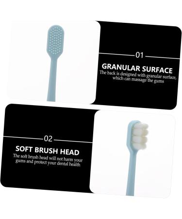 4-Piece Soft Toothbrush Set for Kids | Manual Massage Devices | Silk Soft Fur & ABS Handle | Travel-Friendly Children's Oral Care - Buy Online on GoSupps.com