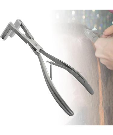 Fonowx Tape Hair Extensions Pliers Hair Extensions Clamps Tool with Silicone Pad - Buy Online on GoSupps.com