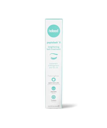 Indeed Laboratories Peptalash II - Lengthening Lash Treatment with Peptides & Panthenol | Strengthen & Nourish Lashes & Brows - 0.02 US Fl. oz - Buy Online on GoSupps.com