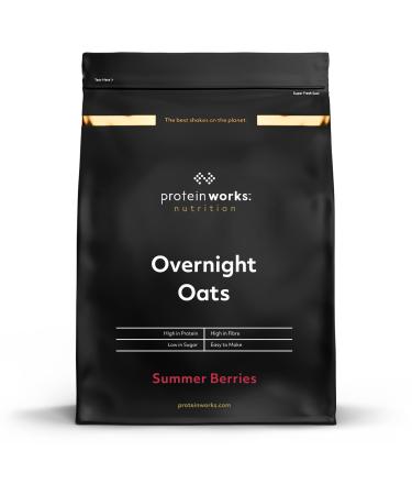THE PROTEIN WORKS Overnight Oats | High Protein Breakfast | Low Sugar Snack | Low GI Oats |