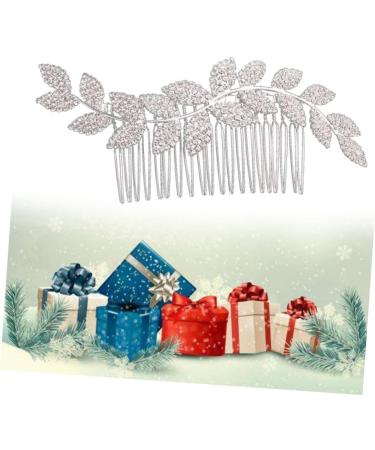 DOITOOL Tocados Para El Wedding Hair Accessories Silver Hair Comb Alloy Hair Comb Tiara Bridal Comb Bridal Side Comb European and American Headgear Banquet - Buy Online on GoSupps.com
