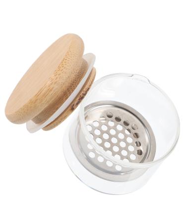 NUSITOU Nail Art Brush Cup Nail Dish Cup Manicure Nail Cup Nail Cups Nail Dish with Lids Nail Dish Bowl Acrylic Nail Tools Dish for Acrylic Nails Acrylic Nail Dappen Dish Glass Nail Dish