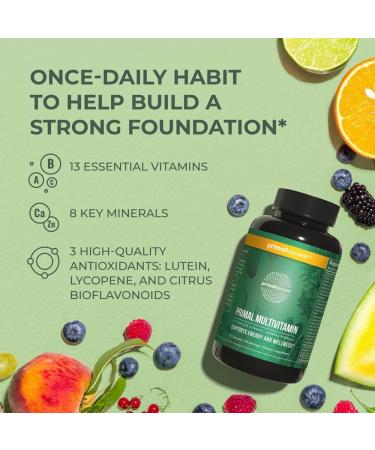 Primal Multivitamin + Primal Creatine Powder Bundle | 2-Pack | Support Daily Nutrition Energy & Muscle Strength | 30 Servings Each - Buy Online on GoSupps.com