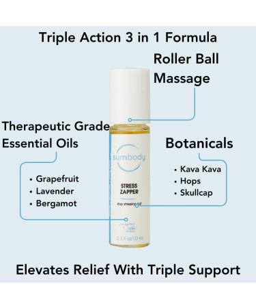 Stress Relief Oil Roller - Therapeutic Essential Oils for Anxiety Relief | Calming Aromatherapy for Men & Women | Made in USA - Buy Online on GoSupps.com