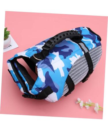 POPETPOP life preserver ring life vests life jackets Dog Preserver puppy life pet clothing S Blue - Buy Online on GoSupps.com