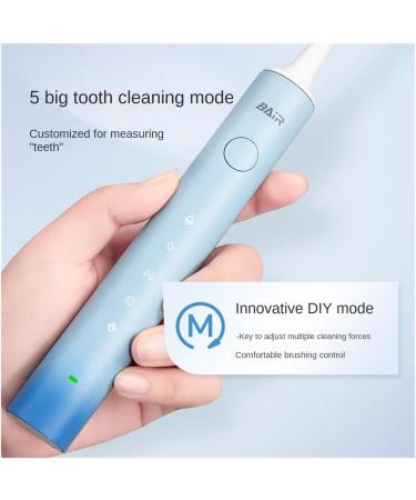 BAIR X3/X304 Sonic Electric Toothbrush - Rechargeable Deep Clean Automatic Toothbrush for Adults | Soft Hair Ocean Blue - Perfect for Men & Women - Buy Online on GoSupps.com