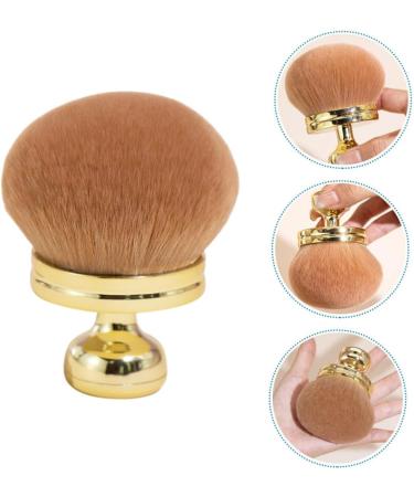 Beavorty Fluffy and Soft Makeup Brush Travel Powder Brush Setting Powder Brush for Loose Powder Face Makeup Brushes Face Powder Brush Cosmetic Brush Blush Brush Travel Makeup Brush 8.50X7.00X7.00CM Golden - Buy Online on GoSupps.com