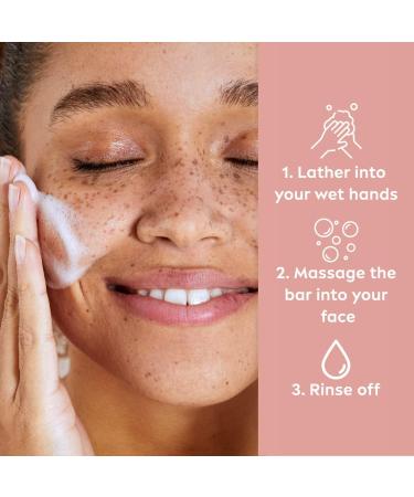 NIVEA MagicBAR Radiance Face Cleansing Bar (75g) Face Cleanser with Rose and Vitamin E Plastic-Free Facial Cleansing Bar Facial Cleanser Recyclable Packaging Face Wash - Buy Online on GoSupps.com