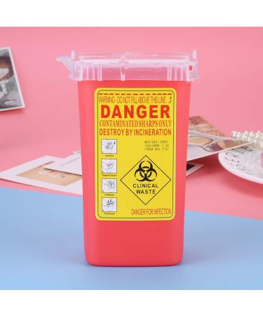 1L Sharps Disposal Container - Home Use Needle Disposal Container - Buy Online on GoSupps.com