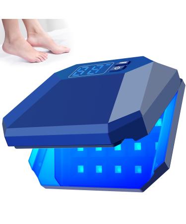 Nail Fungus Cleaning Device for Multiple fingers 905nm Infrared Light + 470nm Blue Light Highly Effective Treatment for Home Use Treat and effectively prevent (Navy)