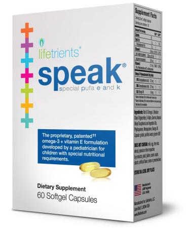 Lifetrients  Speak Softgels  60 Softgels  Pediatrician Formulated to Support Children with Special Nutritional Requirements  Enhanced with Omega-3, Vitamin Es, Vitamin D & Vitamin Ks - Buy Online on GoSupps.com