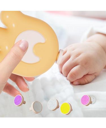 Perfeclan Nail File Electric Nail Cleaning Comfortable Rechargeable Portable Nail Trimmer Nail Griding for Sleeping Travel Home Use Toes Yellow - Buy Online on GoSupps.com