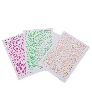 Easy To Use Nail Decoration Sticker Nail Art Sticker Real Pattern Salon Shop for Home