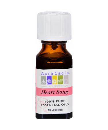 AURA CACIA Bath Massage Oil Heartsong 0.5 FZ