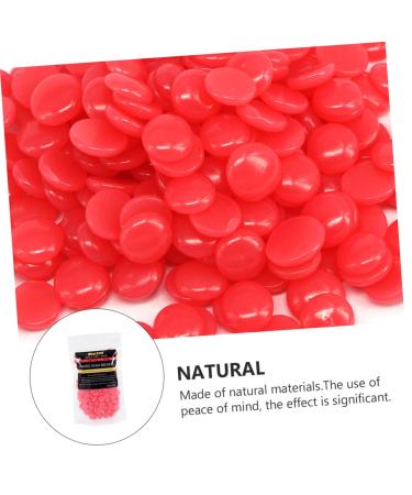 Healeved Depilatory Beeswax Beans - 2 Piece Hard Wax Pearls for Hair Removal - Facial & Body Waxing - 1 Pack Red - Home Hair Remover Tools - Buy Online on GoSupps.com