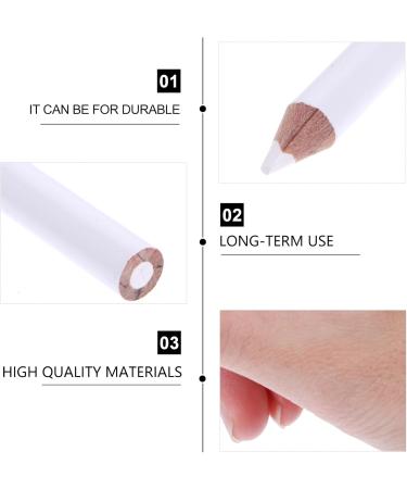 Healifty 30pcs Absorb White Pencil Nails Tools 2- In- 1 Nail Whitening Pencils Wood Pen Crayon Ballpoint Pen - Buy Online on GoSupps.com