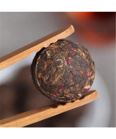 HELLOYOUNG 100g de th Pu'er m r parfum la rose fait main naturel du Yunnan avec une saveur de rose intense un arri re-go t doux et sucr Th pu-erh Pu'er Tea - Buy Online on GoSupps.com